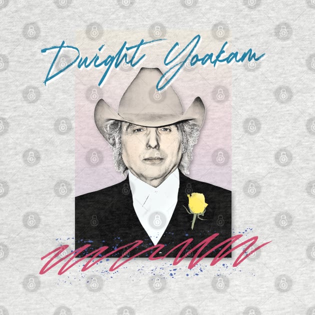 Dwight Yoakam #2 --  80s Styled Retro Design by DankFutura